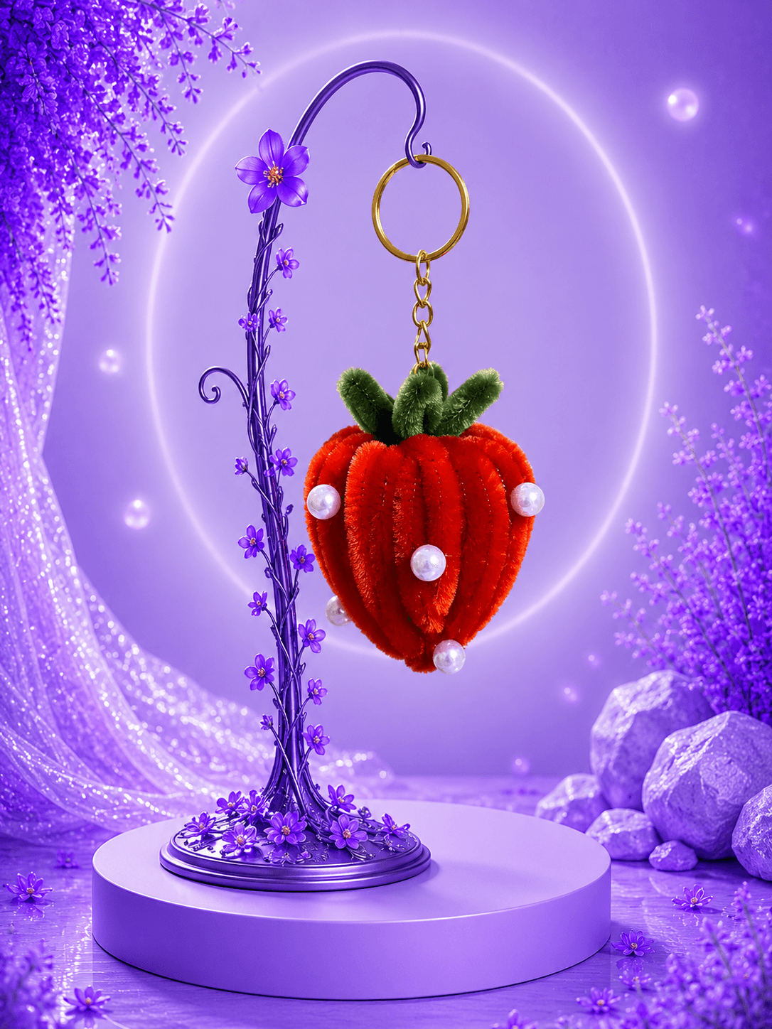 Strawberry Keychain